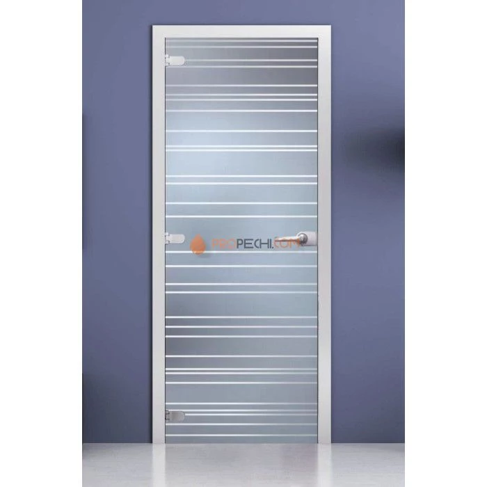 Стеклянная межкомнатная дверь DoorWood с рисунком Dallas