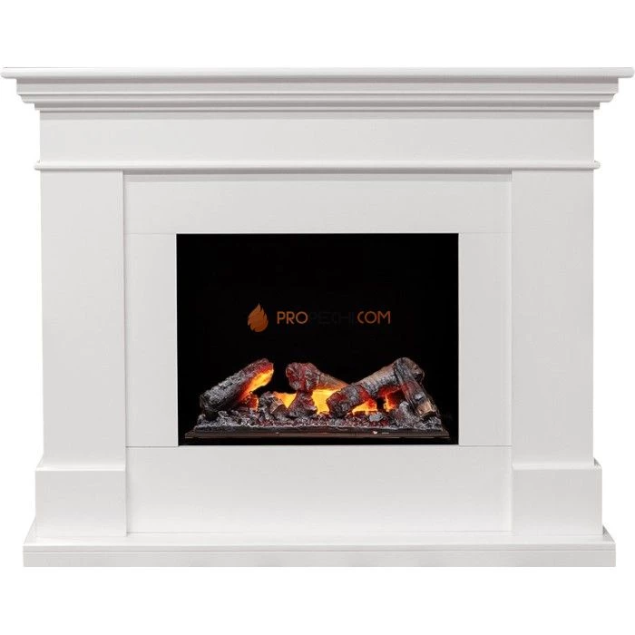 Каминокомплект Dimplex California - Белый (Глубина 380) с очагом Cassette 600 NH