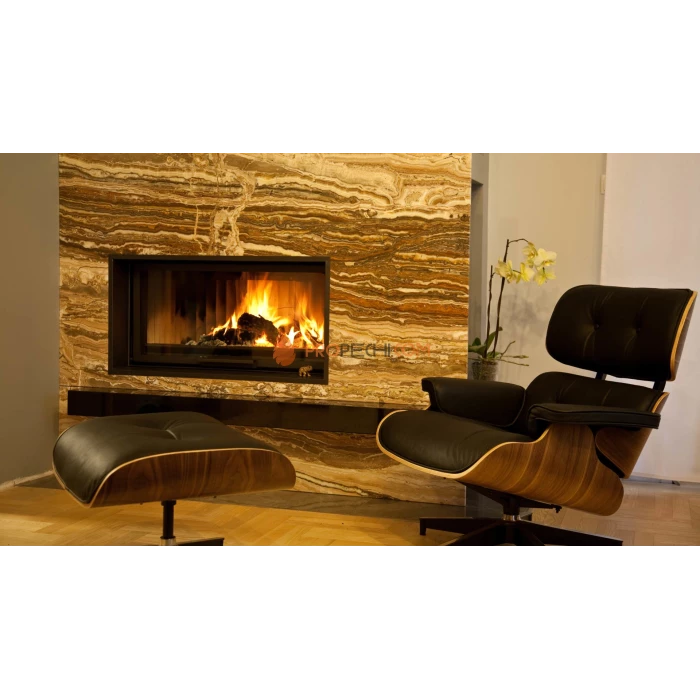 Каминная топка стальная Kratki MILA/G (гильотина) (16 кВт)