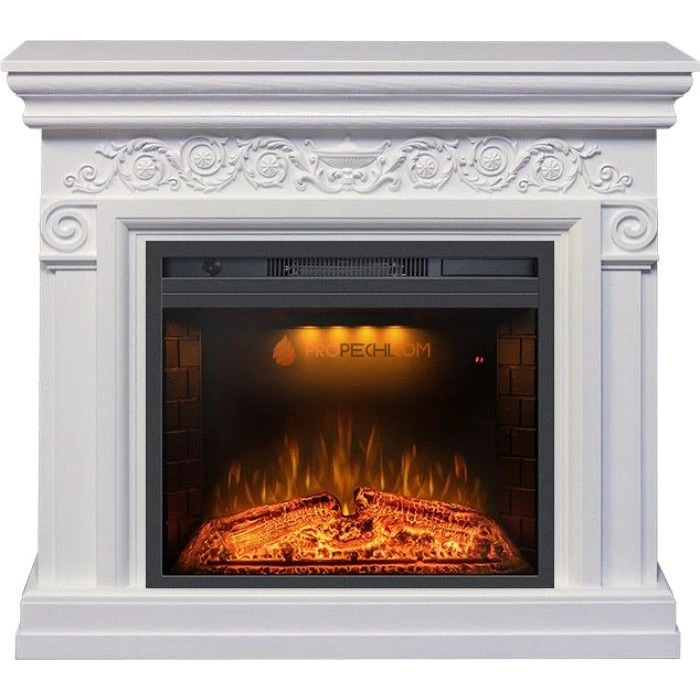 Каминокомплект Royal Flame Athena - Белый с очагом Emerald 23