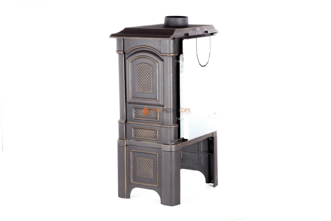 Печь-камин Fireway Bruno II патина бронза