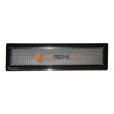 Решетка каминная стальная Нержавейка 105х425 Tarnavva