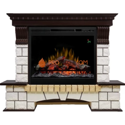 Каминокомплект Dimplex Pierre Luxe - Венге / Белый с очагом Symphony 26 inch DF2624L-INT