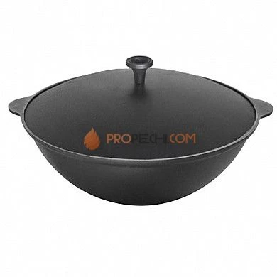 Везувий Казан чугунный 8 л с крышкой