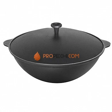 Везувий Казан чугунный 8 л с крышкой