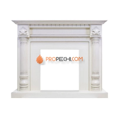 Портал Royal Flame Edinburg - Слоновая кость с патиной