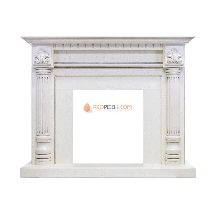 Портал Royal Flame Edinburg - Слоновая кость с патиной