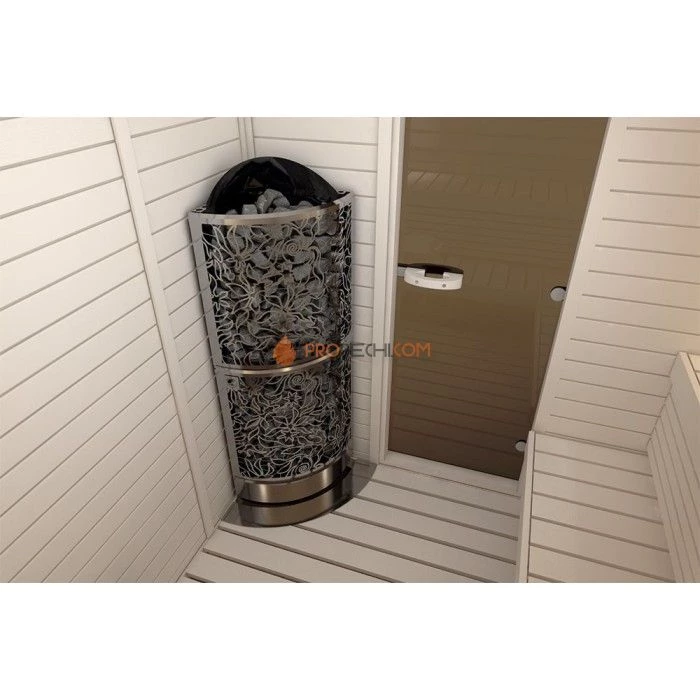 Электрическая печь SAWO DRAGONFIRE Heater King DRFT6-90NS-CNR-P-C 9 кВт (пульт и блок мощности докупаются отдельно)