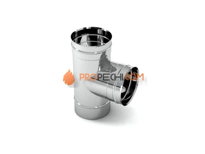 Тройник Уно 90* ТРУ-Р 304-0.8 D150