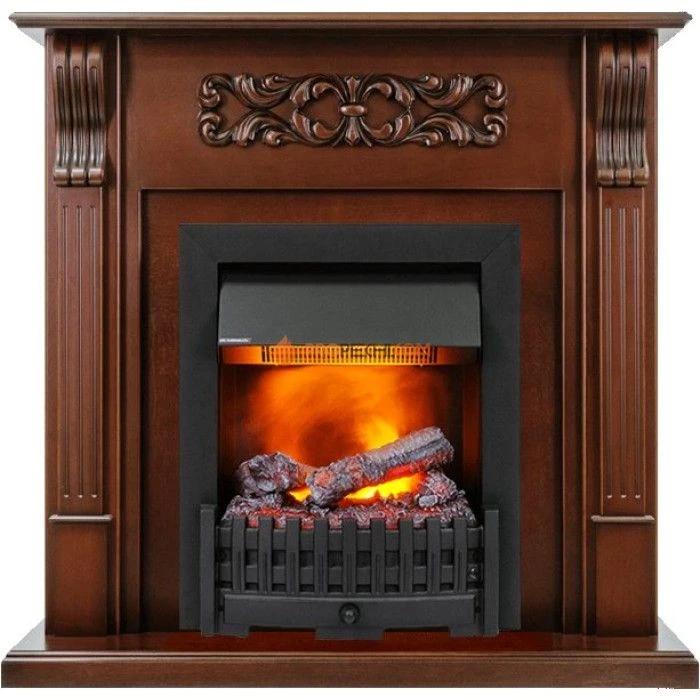Каминокомплект Dimplex Venice - Махагон коричневый антик с очагом Danville Black FB2
