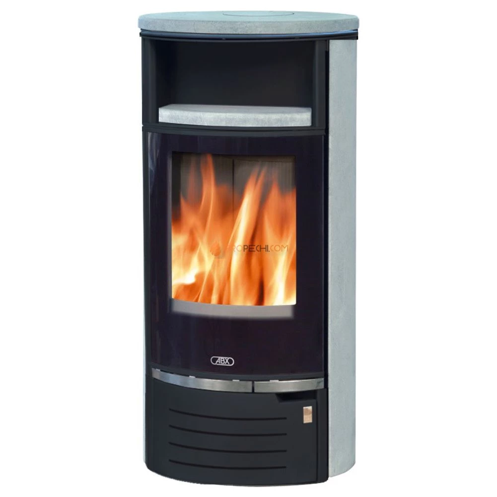 Печь-камин ABX Atlantik 7 черный талькохлорит