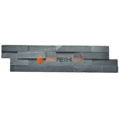 Панель Неоклассик сланец черный (600х150мм) упак. (6шт/0,54м2)