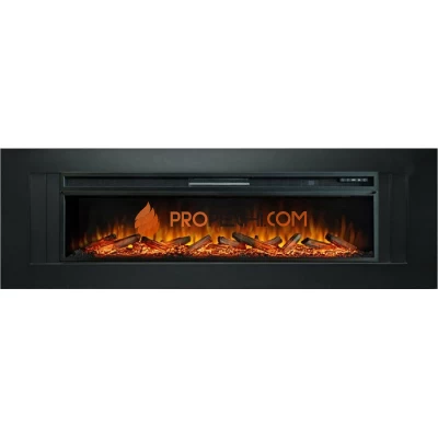 Каминокомплект Royal Flame Line 60 (Разборный) - Черный с очагом Vision 60 LOG LED