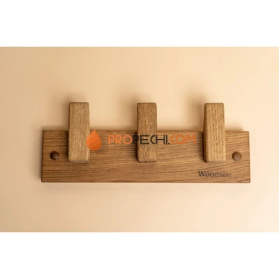 Вешалка Woodson D3, 3 крепления, дуб