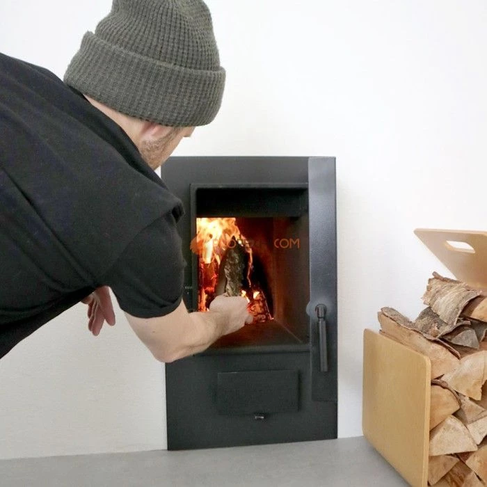 Дровяная печь для бани IKI KIVI-IKI SL со стеклянной дверцей (дверца открывается направо)