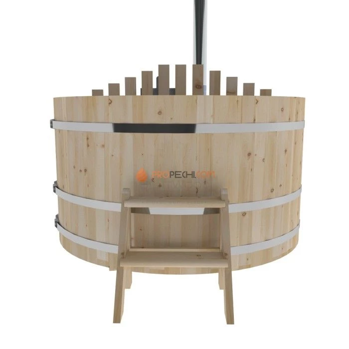 Фурако BentWood из кедра D=1.8 с внутренней печкой стандарт