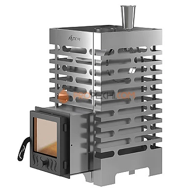 Банная печь ASTON 16 INOX со стеклом