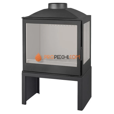Печь-камин Liseo Castiron LCI 5 GFR Stove, стекло справа