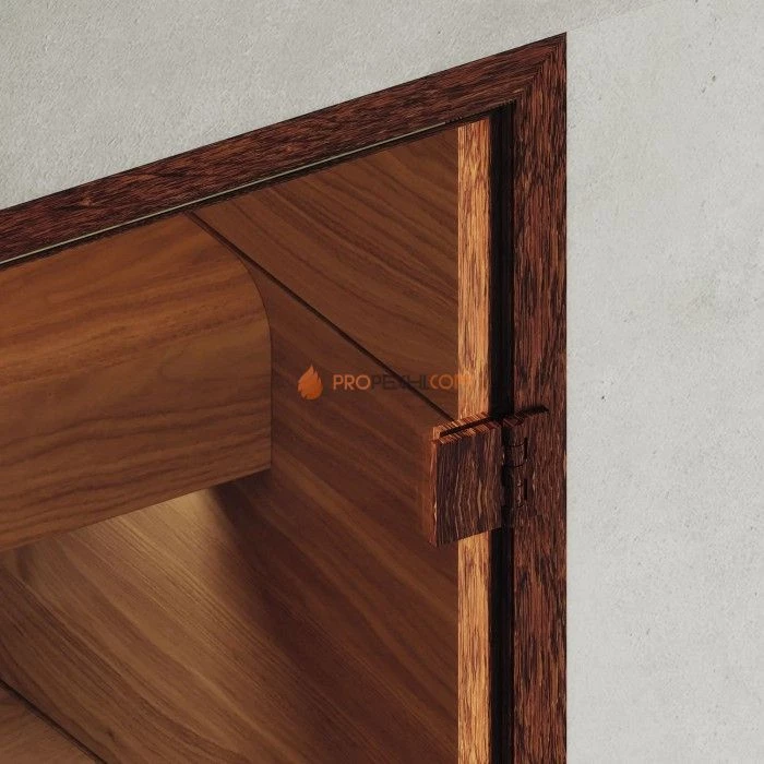 Дверь для хамама DoorWood АРТ Wood 29 Бронза, 2000x600 мм