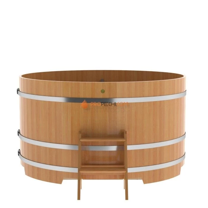 Купель BentWood круглая из натуральной лиственницы d=1,80