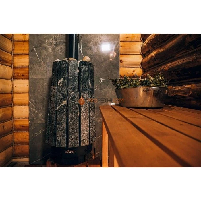 Дровяная банная печь Grill’D Cometa 180 Vega Long Pro