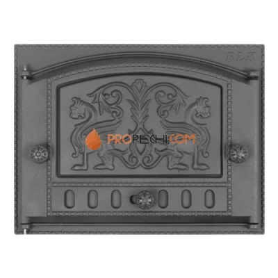 Дверка каминная ДК-2Б Грифоны