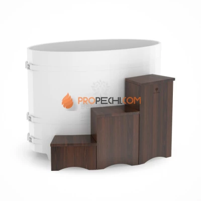 Подиум 2 из мореного дуба для купели