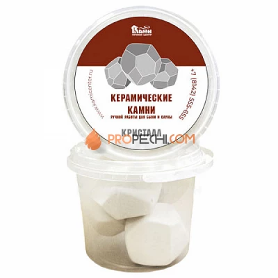 Керамический камень Кристалл (белый) ведро (5 шт.)