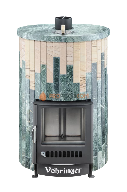 Банная печь Ферингер ПФ Уют-25 Змеевик + "Окаменевшее дерево"