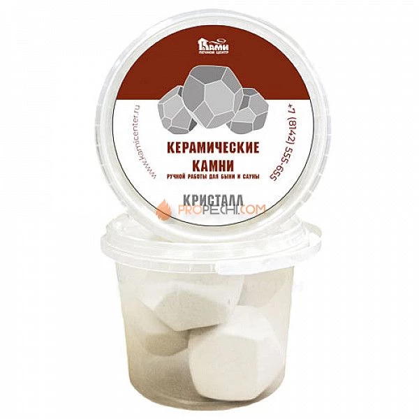 Керамический камень Кристалл (белый) ведро (5 шт.)