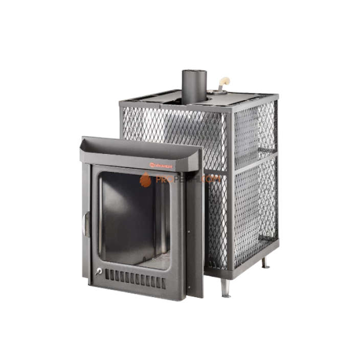 Дровяная печь для бани Ферингер Квадра в сетке до 25 м³