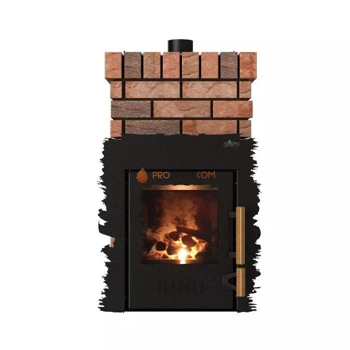 Дровяная банная печь Grill’D Violet Retro Long (Камень 20 кг)