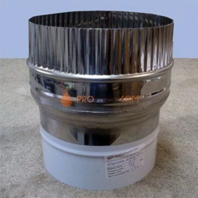 Переходник D=100м\115п s=1.0 нерж. ФлюГранд