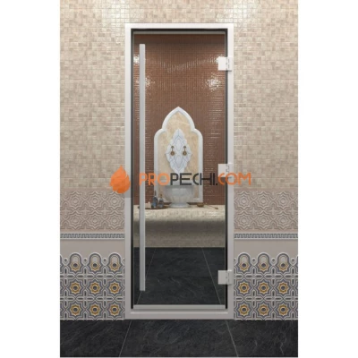 Дверь для хамама DoorWood Престиж Прозрачное, 2000х800 мм