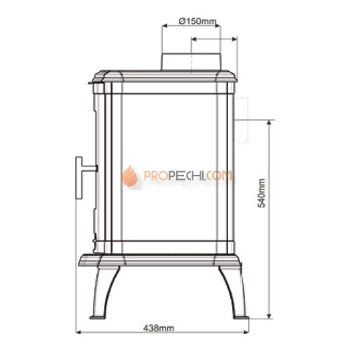 Печь-камин Nordflam Adria