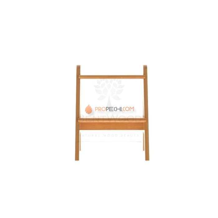 Лесенка BentWood для купели 2 ступени из натуральной лиственницы