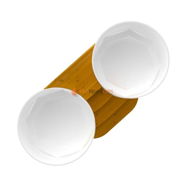 Подиум BentWood на 2 купели D 2,1 Рустик натуральный