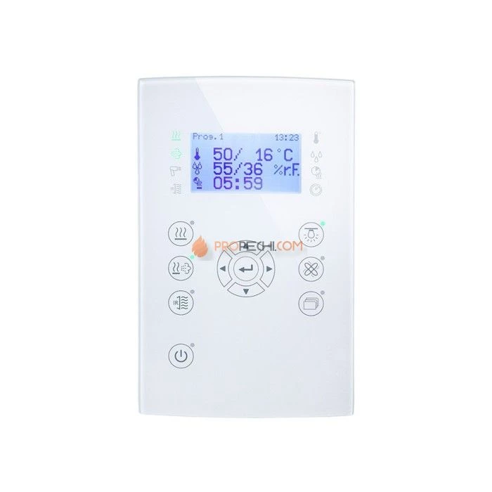 Пульт управления Fasel profiline 4200 DESIGN GLASS (упр. температурой+влажностью)