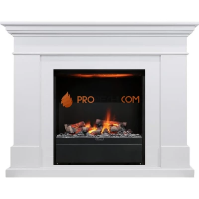 Каминокомплект Dimplex California - Белый с очагом Albany