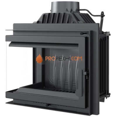 Каминная топка Kratki SMART/M/S/L/BS (угловое стекло слева)