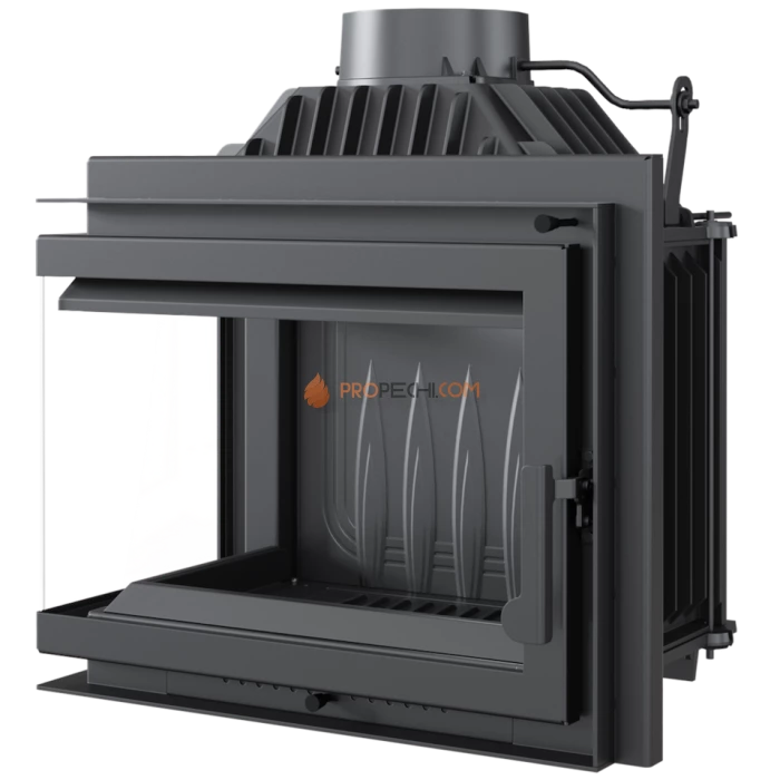 Каминная топка Kratki SMART/M/S/L/BS (угловое стекло слева)