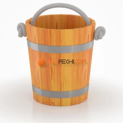 Ведро BentWood 12л. из натуральной лиственницы