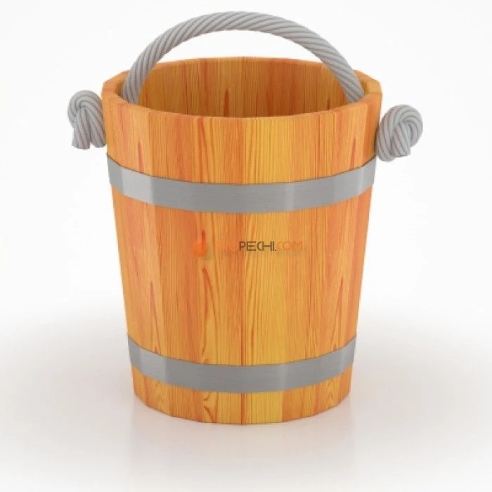 Ведро BentWood 12л. из натуральной лиственницы