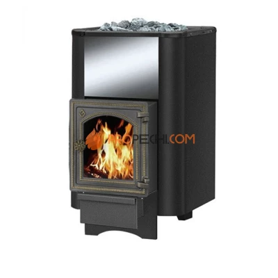 Дровяная печь для бани Везувий Русичъ Антрацит 22 (ДТ-4С) (б/в)