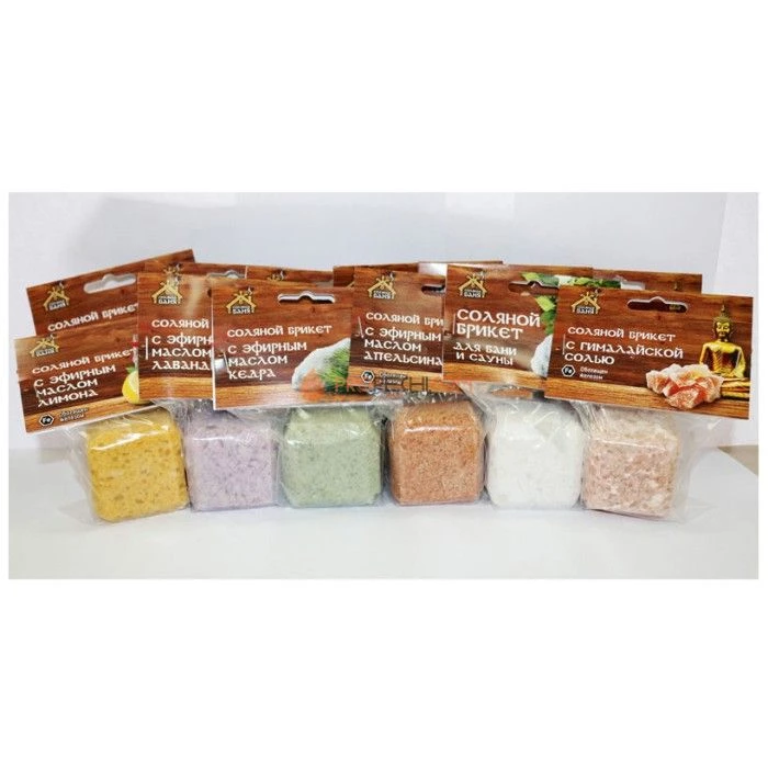 Соляная баня мини с эфирным маслом Иланг-Иланг вес 0,2 кг