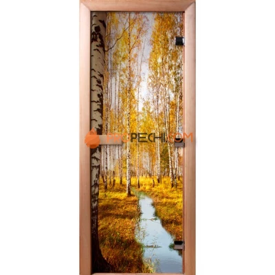 Дверь для бани DoorWood Фотопечать А082, 2000x700 мм
