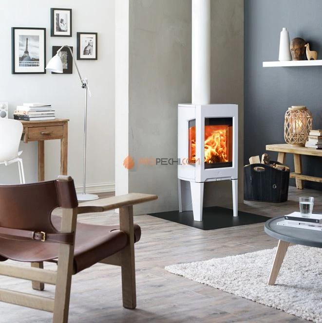 Печь-камин Jotul F 163 CB IVE белая эмаль