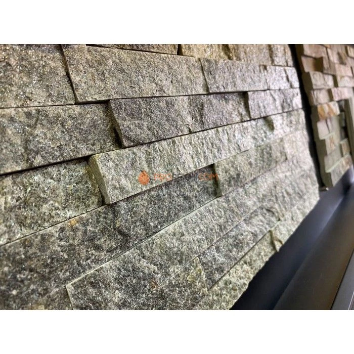 Панель Классик Кварцит Зеленый (600х150мм) упак. (7шт/0,63м2)