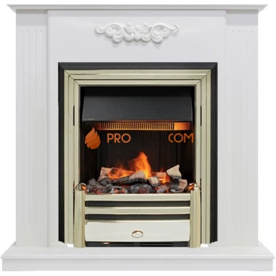 Каминокомплект Dimplex Lumsden - Белый дуб с очагом Cavendish