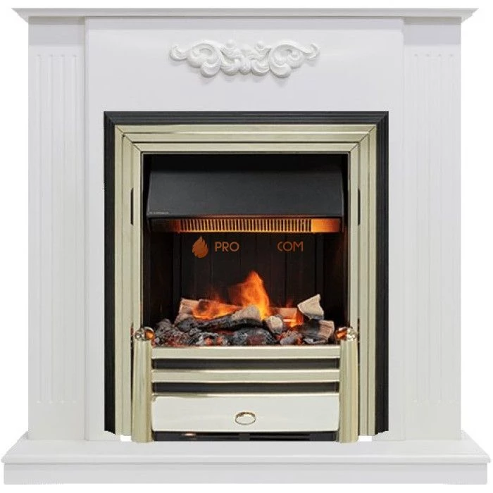 Каминокомплект Dimplex Lumsden - Белый дуб с очагом Cavendish